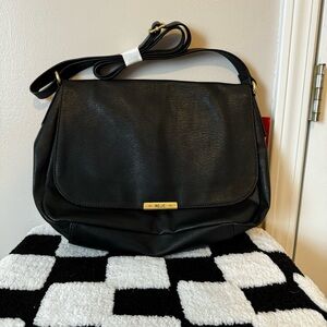 Relic Alexa Flap Crossbody Black Bag